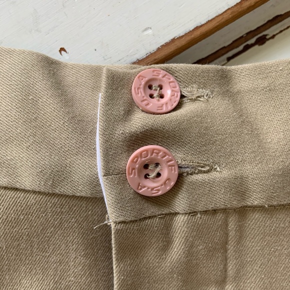 Vintage 1990’s Sportiff Shorts Double Pink Button - Picture 5 of 10